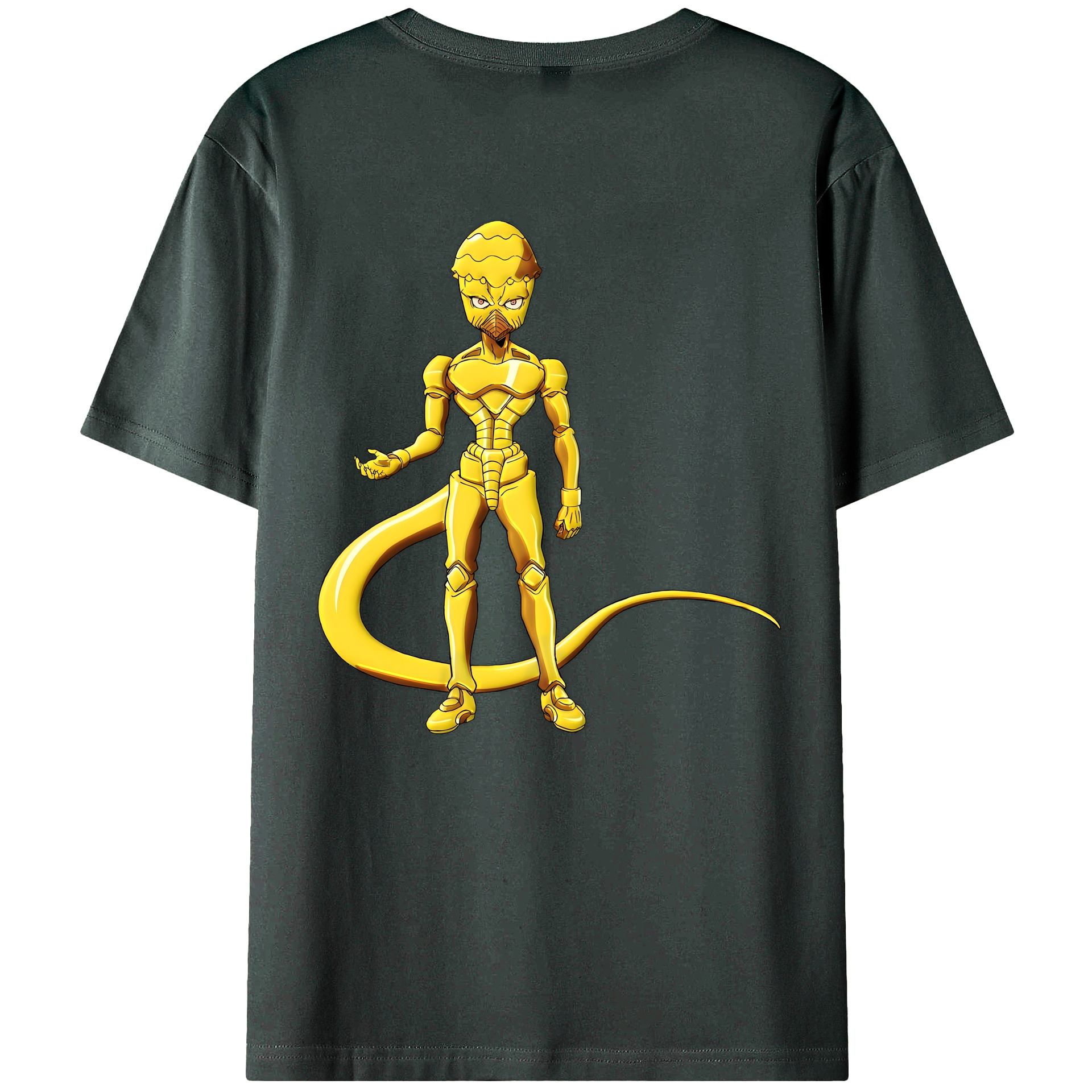 （画像用） ジョジョの奇妙な冒険 おといし あきら JoJo's Bizarre Adventure Akira Otoishi 綿100％ メンズ半袖Tシャツ（バックプリント） 通気性